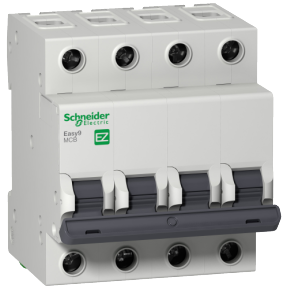 MCB EASY9 SCHNEIDER 4P 4,5kA 50A 400V