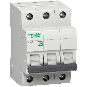 MCB EASY9 SCHNEIDER 3P 4,5kA 10A 400V