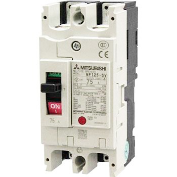 MCCB NF125-HV 2P 50A MITSUBISHI - CẦU DAO TỰ ĐỘNG DẠNG KHỐI