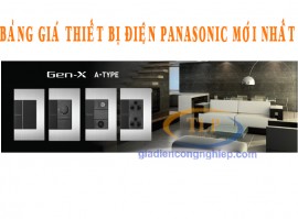 BẢNG BÁO GIÁ THIẾT BỊ ĐIỆN PANASONIC MỚI NHẤT