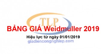 Bảng giá thiết bị điện Weidmuller mới nhất 2019