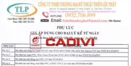 Bảng giá dây cáp điện Cadivi