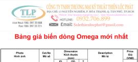 Bảng giá biến dòng Omega mới nhất