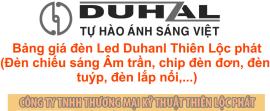 Bảng giá đèn led Duhal