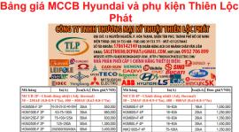 Bảng giá MCB-RCBO Hyundai