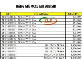 Bảng giá MCCB Mitsubishi