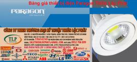 Bảng giá thiết bị điện Paragon