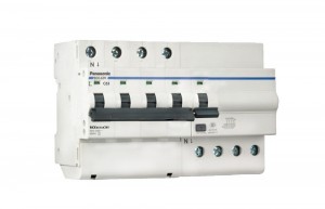 RCBO 4P 63A 30mA 6kA 415VAC BBDE46334CNV PANASONIC