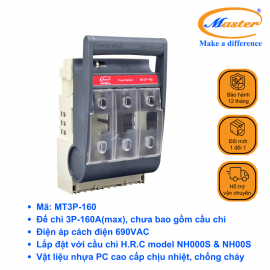 Ngắt Mạch Cầu Chì MT3P-160