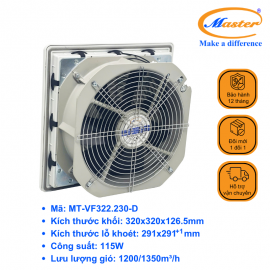 Quạt Hút Kèm Miệng Gió Có Gioăng Kín Nước MT-VF322.230-D