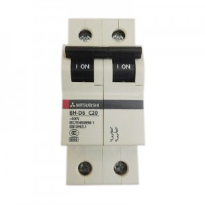 Thiết bị đóng cắt MCB MITSUBISHI BH-D6 2P 20A