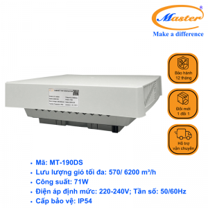 Quạt Hút Gắn Mái Tủ Điện MT-190DS