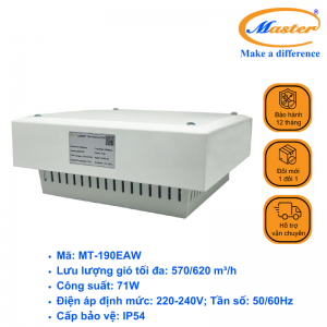 Quạt Hút Gắn Mái Tủ Điện MT-190EAW