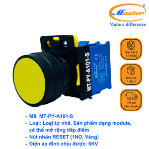 Nút Nhần Reset Màu Vàng Master