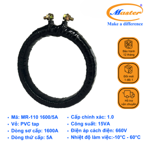 Biến Dòng Đo Lường Băng Quấn MR-110 1600/5A Master