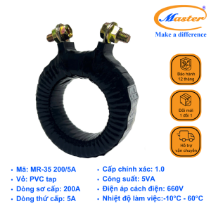 Biến Dòng Đo Lường Băng Quấn MR-35 200/5A Master