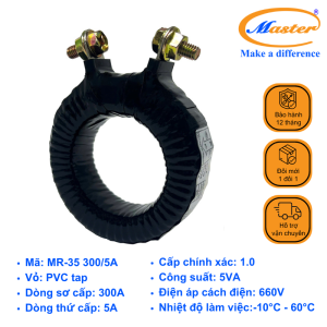 Biến Dòng Đo Lường Băng Quấn MR-35 300/5A Master