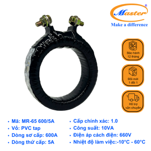 Biến Dòng Đo Lường Băng Quấn MR-65 600/5A Master