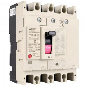 MCCB NF250-SGV 4P 125-160A MITSUBISHI - CẦU DAO TỰ ĐỘNG DẠNG KHỐI
