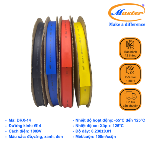 Ống Co Nhiệt Hạ Thế DRX-14 Master