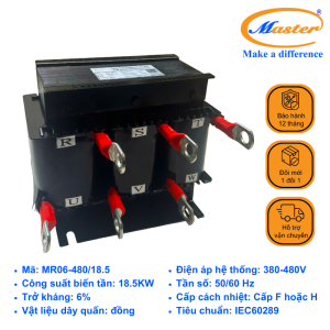 Cuộn Kháng Ngõ Vào Biến Tần MR06-480/18.5