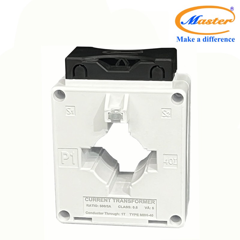 Biến Dòng Đo Lường Hộp Nhựa MBH-40 500/5A Master