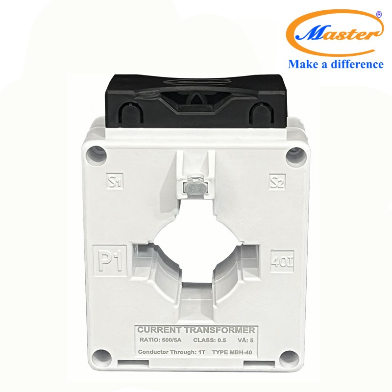 Biến Dòng Đo Lường Hộp Nhựa MBH-40 500/5A Master