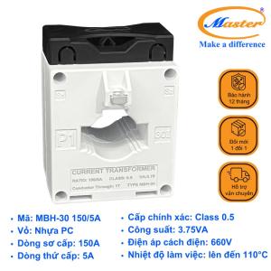 Biến Dòng Đo Lường Hộp Nhựa MBH-30 150/5A Master