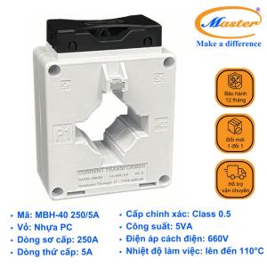 Biến Dòng Đo Lường Hộp Nhựa MBH-40 250/5A Master