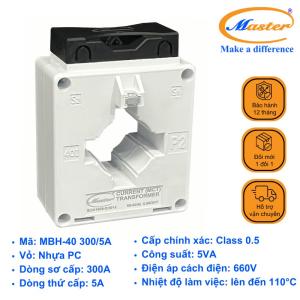 Biến Dòng Đo Lường Hộp Nhựa MBH-40 300/5A Master