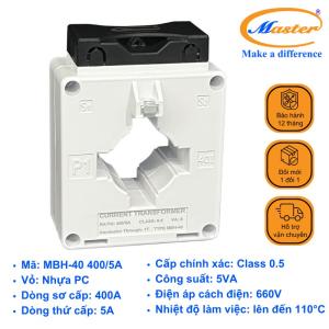 Biến Dòng Đo Lường Hộp Nhựa MBH-40 400/5A Master