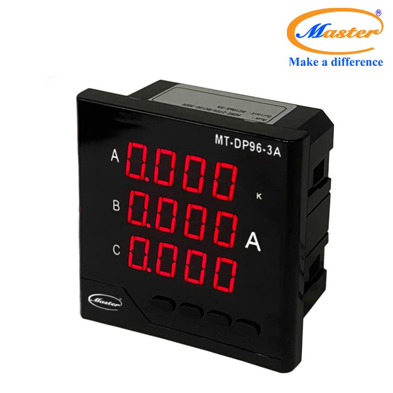 Đồng Hồ Đo Dòng Điện 3 Pha MT-DP96-3A Master