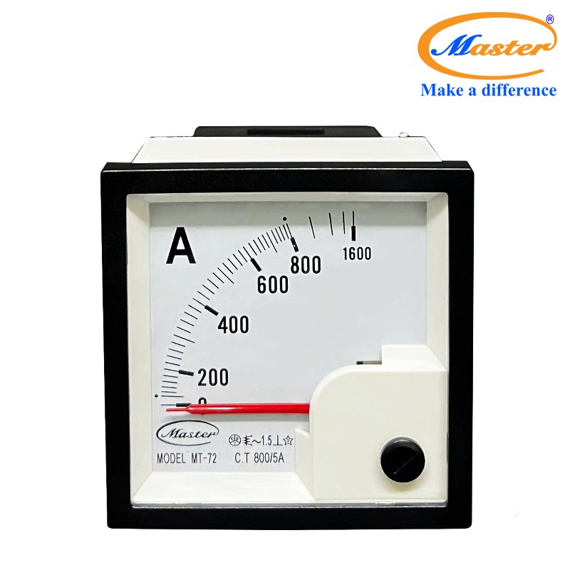 Đồng hồ đo Ampe MT-72 800/5A Master