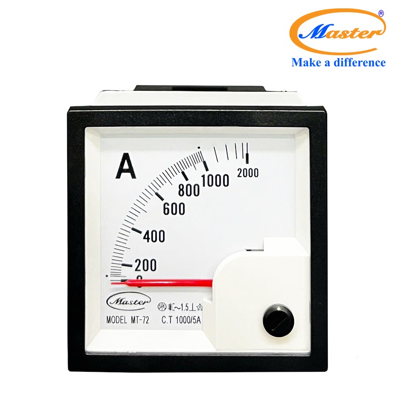Đồng hồ đo Ampe MT-72 1000/5A Master