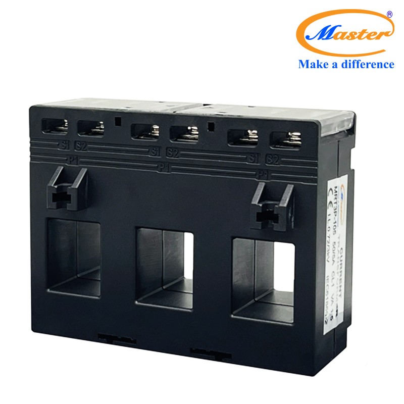 Biến dòng đo lường hộp nhựa 3 pha MRT3P-105 50/5A Master