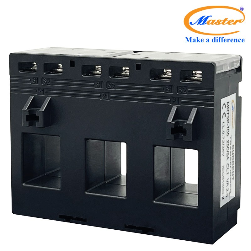 Biến dòng đo lường hộp nhựa 3 pha MRT3P-105 250/5A