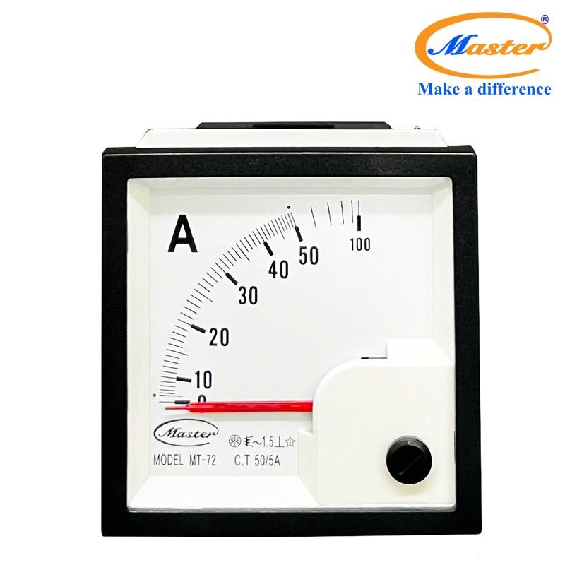 Đồng hồ đo Ampe MT-72 50/5A Master
