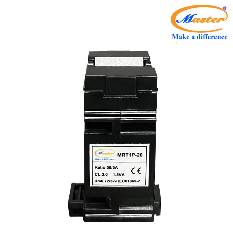 Biến dòng đo lường hộp nhựa 1 pha MRT1P-20 50/5A Master