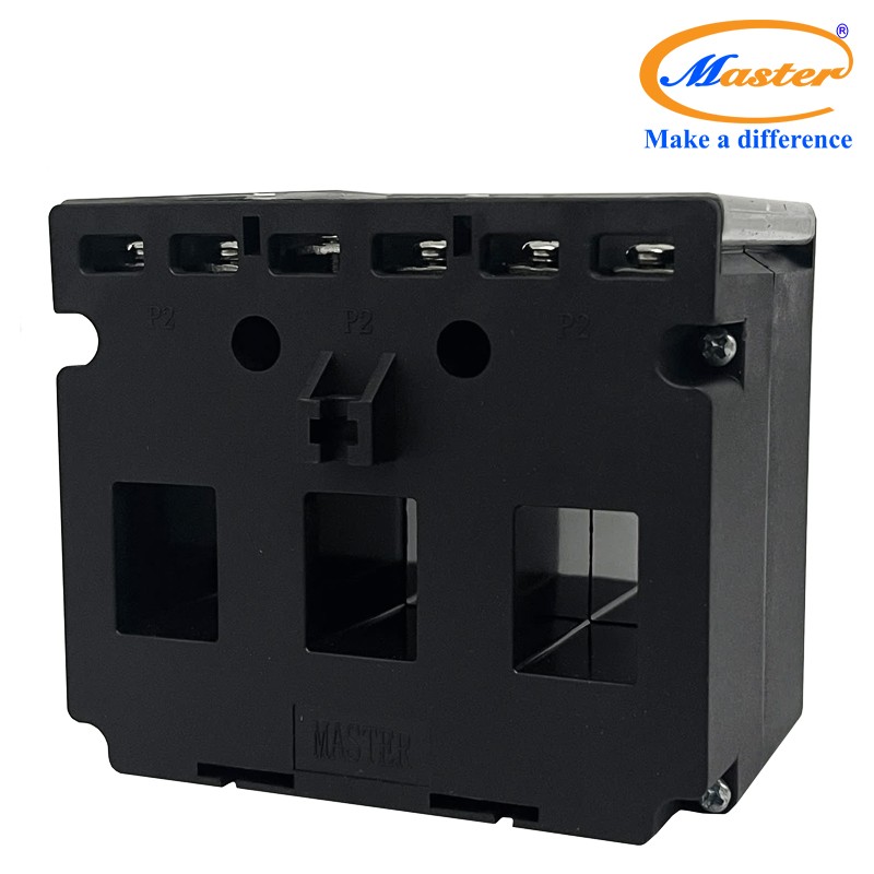 Biến dòng đo lường hộp nhựa 3 pha MRT3P-75 50/5A Master