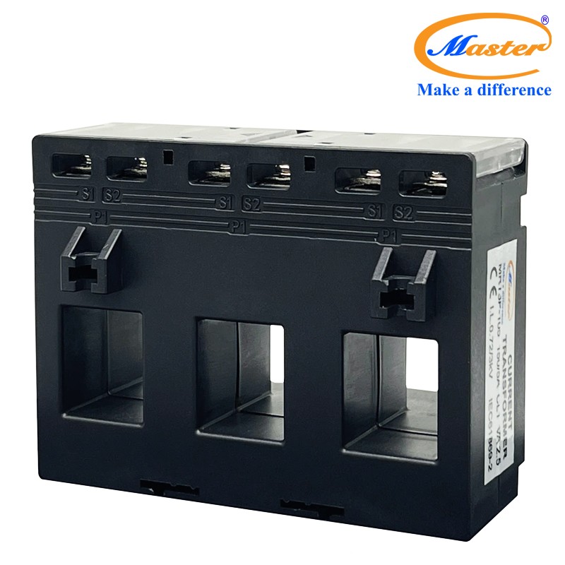 Biến dòng đo lường hộp nhựa 3 pha MRT3P-105 150/5A Master
