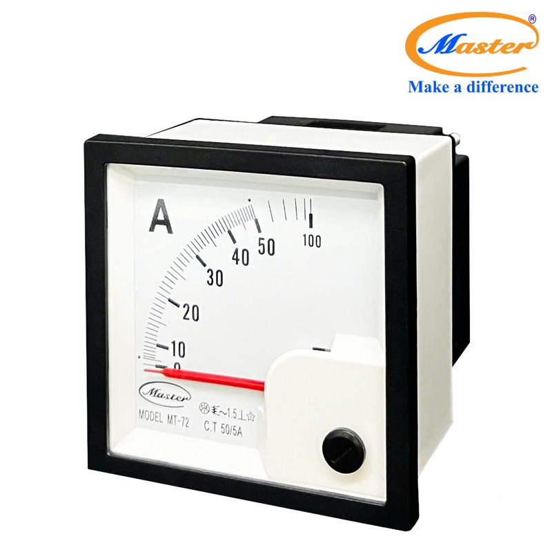 Đồng hồ đo Ampe MT-72 50/5A Master