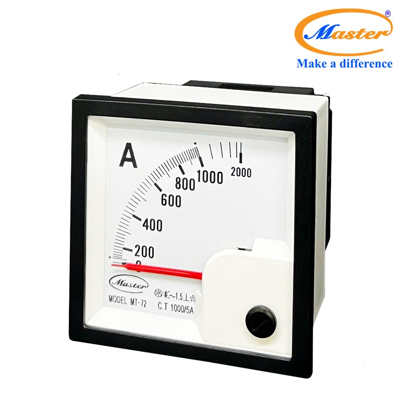 Đồng hồ đo Ampe MT-72 1000/5A Master
