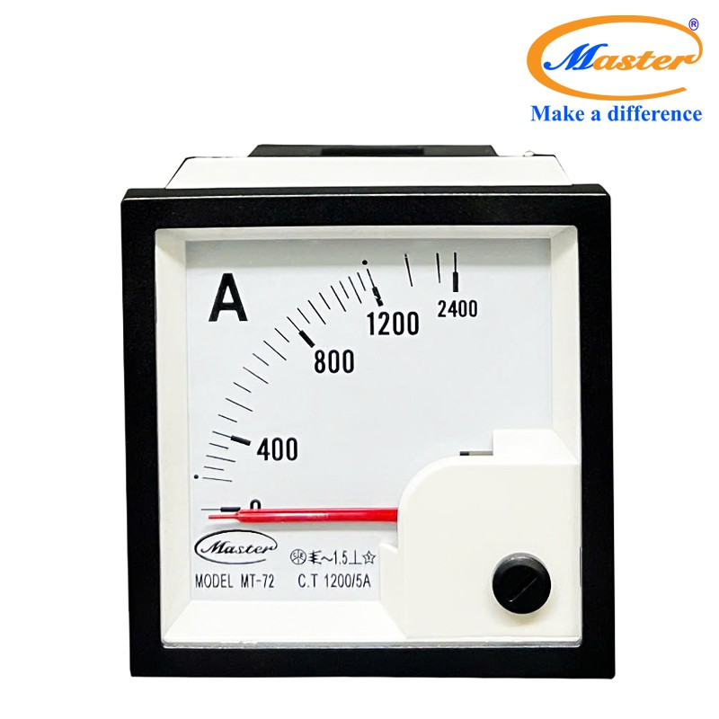 Đồng hồ đo Ampe MT-72 1200/5A Master