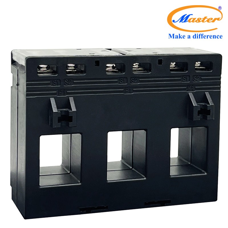Biến dòng đo lường hộp nhựa 3 pha MRT3P-105 50/5A Master