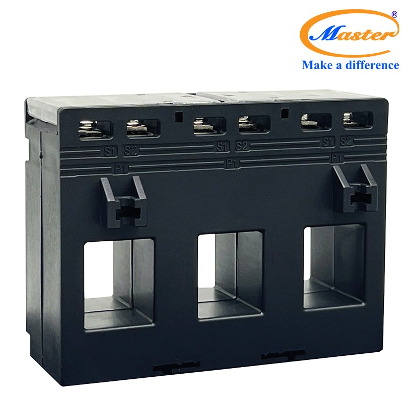 Biến dòng đo lường hộp nhựa 3 pha MRT3P-105 100/5A Master
