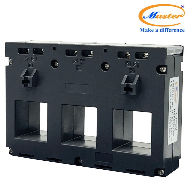 Biến dòng đo lường hộp nhựa 3 pha MRT3P-140 400/5A Master