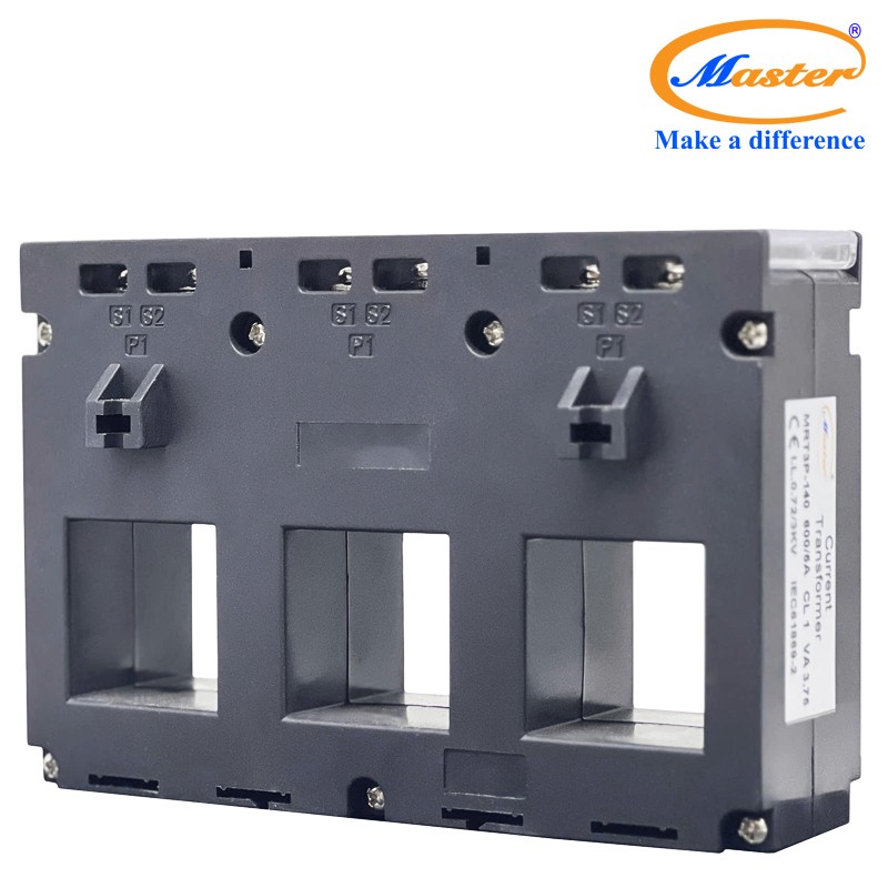 Biến dòng đo lường hộp nhựa 3 pha MRT3P-140 600/5A Master