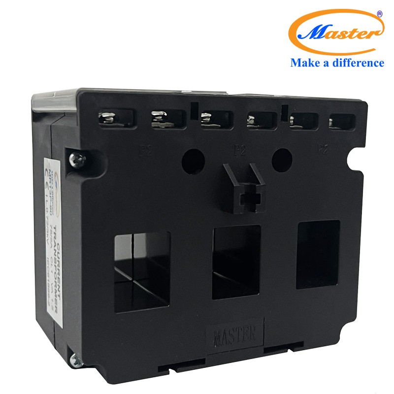 Biến dòng đo lường hộp nhựa 3 pha MRT3P-90 75/5A Master