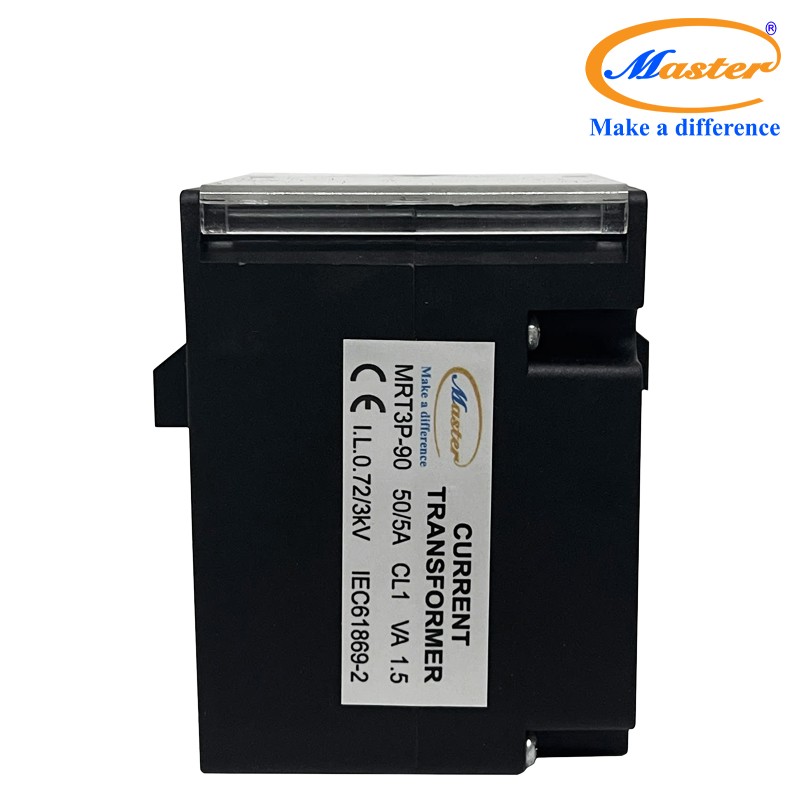 Biến dòng đo lường hộp nhựa 3 pha MRT3P-90 50/5A Master
