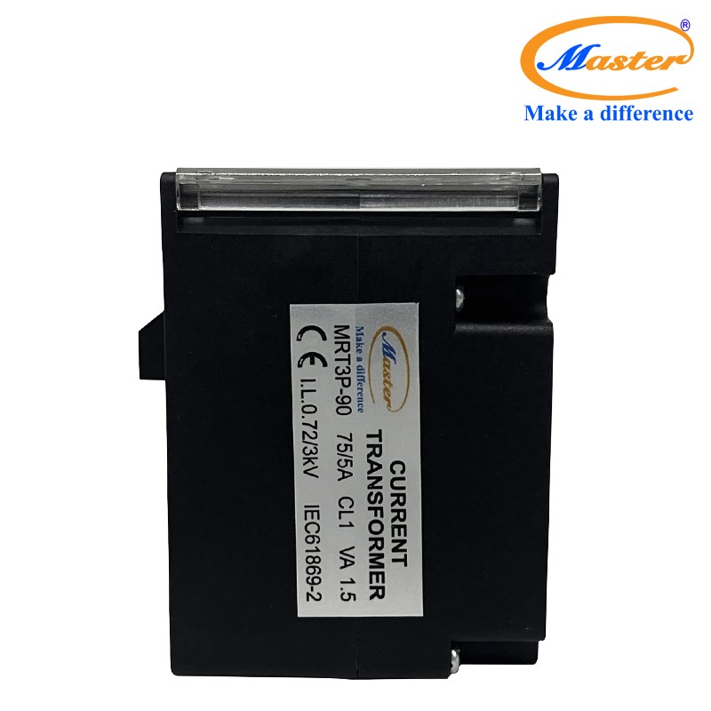 Biến dòng đo lường hộp nhựa 3 pha MRT3P-90 75/5A Master